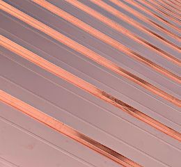 Copper Standing Seam Metal Panel Roof