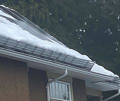 Stowe Home-Drift Solar with Snow