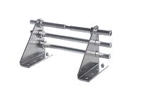 Drift III 3-Pipe Bolt-Down Fence-Style Snow Guard System - Mill Finish Aluminum