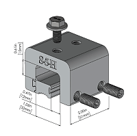 S-5-H Clamp with Measurements