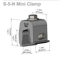 S-5!® N Mini Standing Seam Clamp diagram